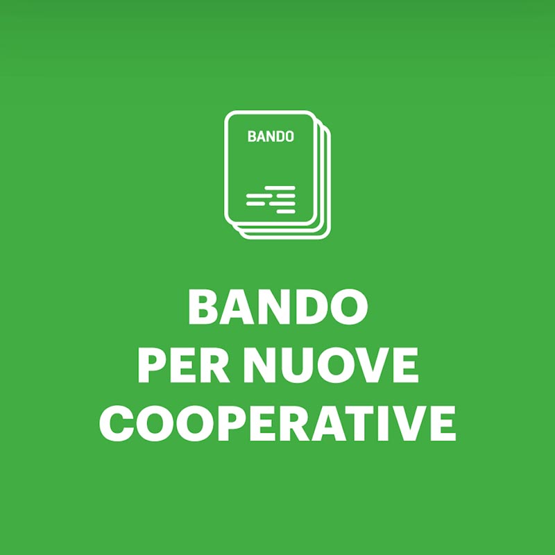 Bando per nuove cooperative