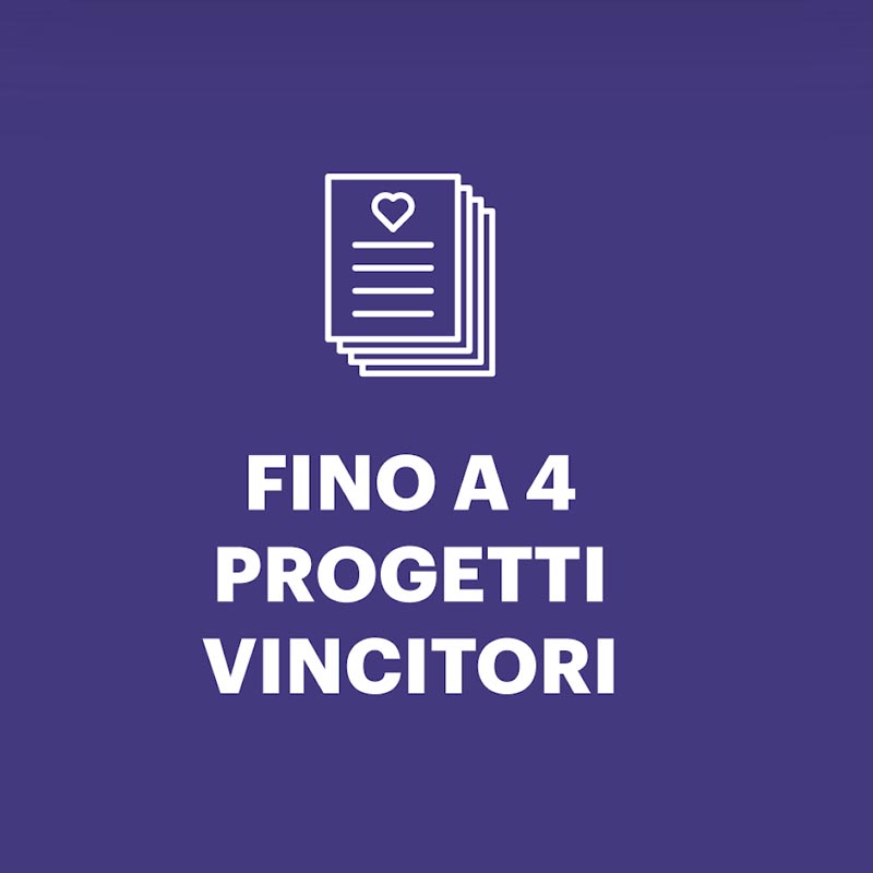 Fino a 4 progetti vincitori